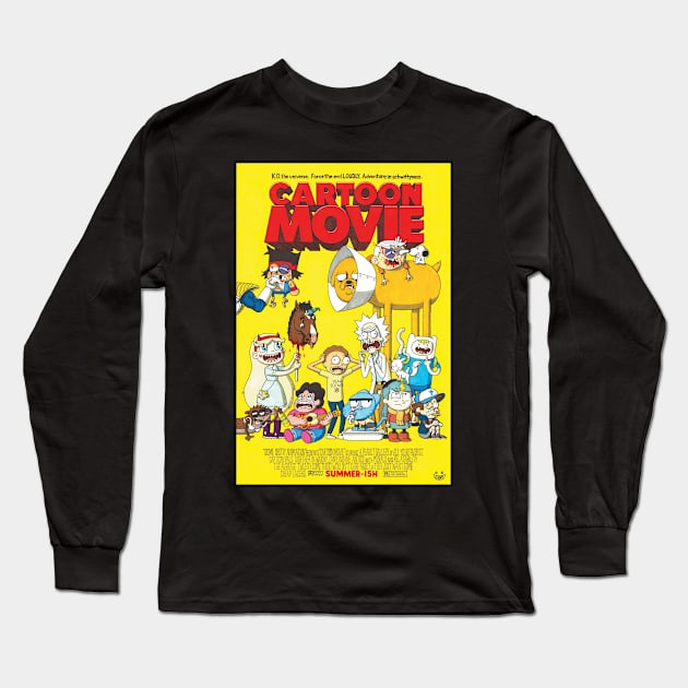 Cartoon Movie Long Sleeve T-Shirt by Jimmy Alonzo